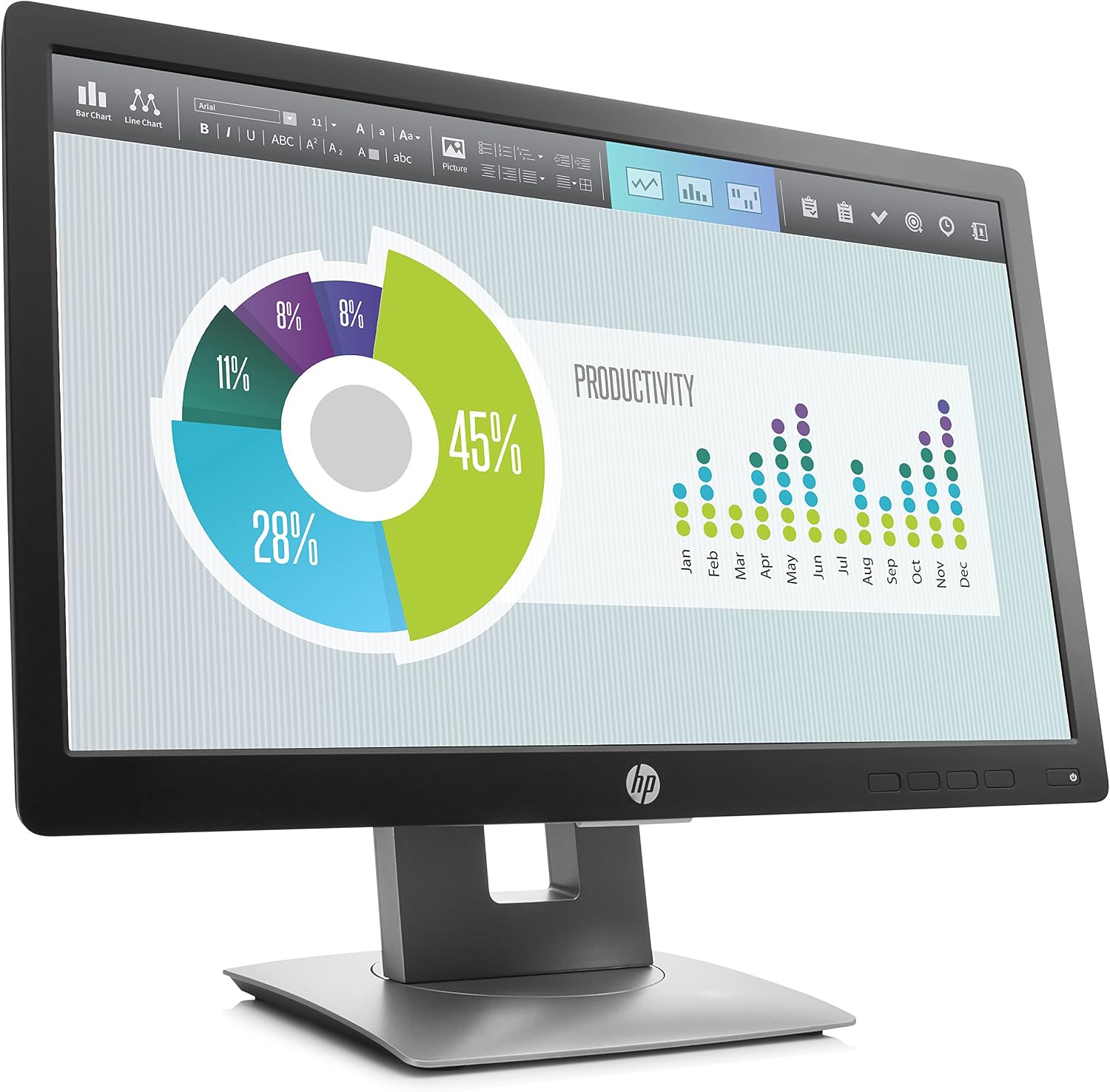 HP EliteDisplay E202 50.8 cm (20 Inch) Monitor (ENERGY STAR) – BigaMart