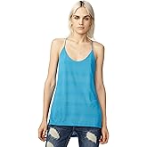 Armani Exchange Womens Mesh High-Low Cami