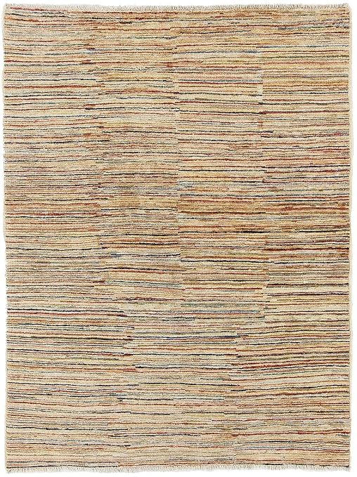Carpetfine Ziegler Modern Teppich 141x187 Beige Handgeknupft