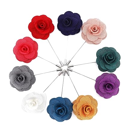 Qh Shop Revers Fleur Pinboutonnière Fleur Pour Homme Fait