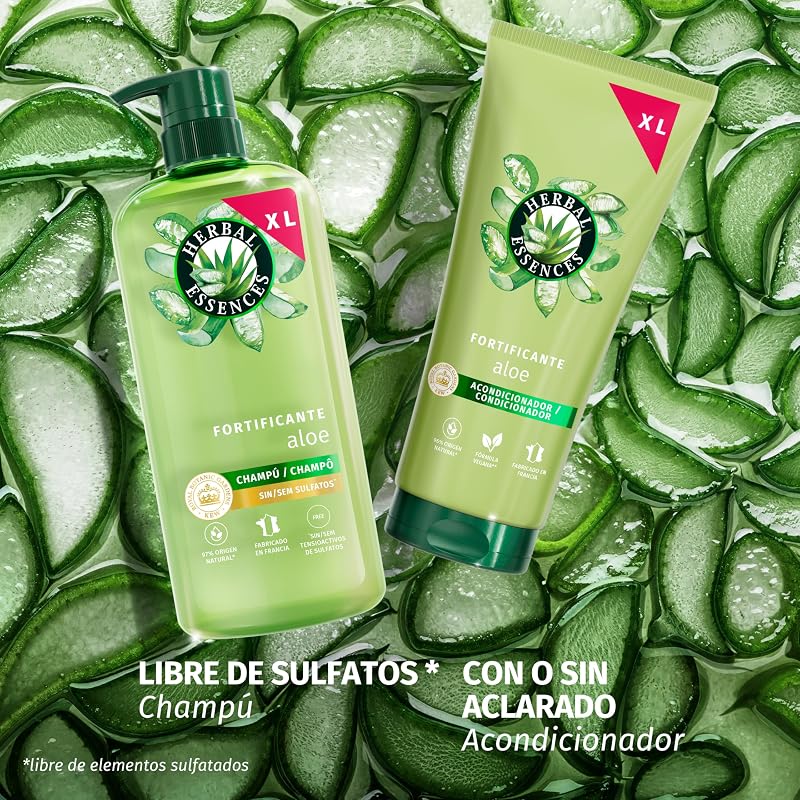 Aloe Champú Sin Sulfatos, Fortificante, 650ml
