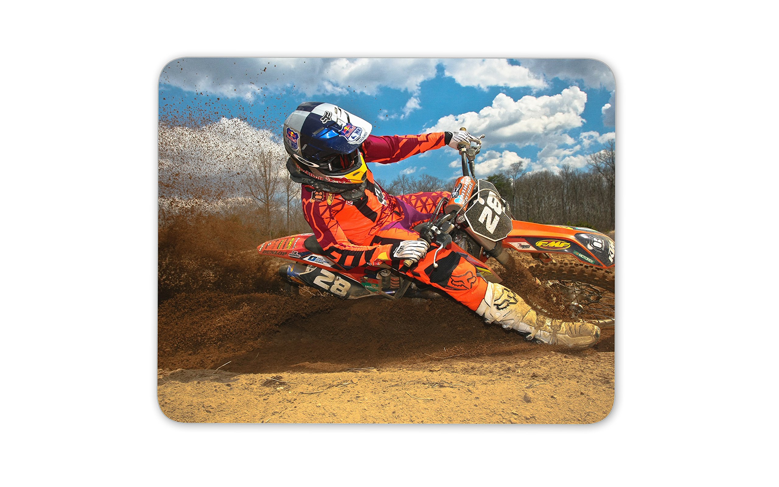 Motocross Mouse Pad Mat Motorbike Biker Son Kids Fun Computer PC #8087