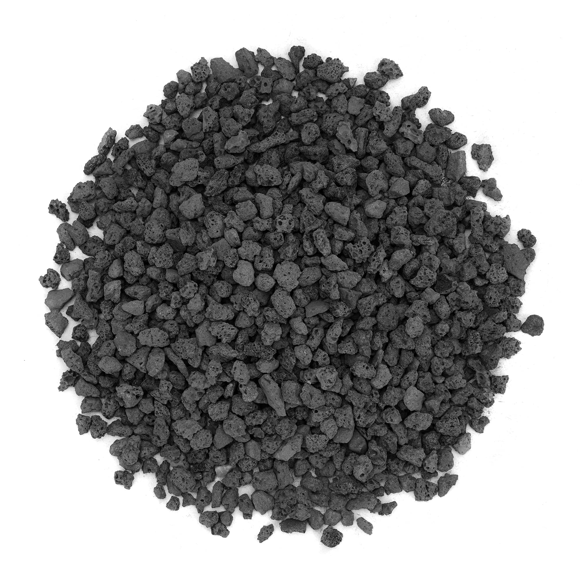 Photo 1 of Stanbroil Lava Rock Granules - Decorative Landscaping for Fire Bowls, Fire Pits, Gas Log Sets, Indoor or Outdoor Fireplaces - 10 Pounds (0.1"-0.2")