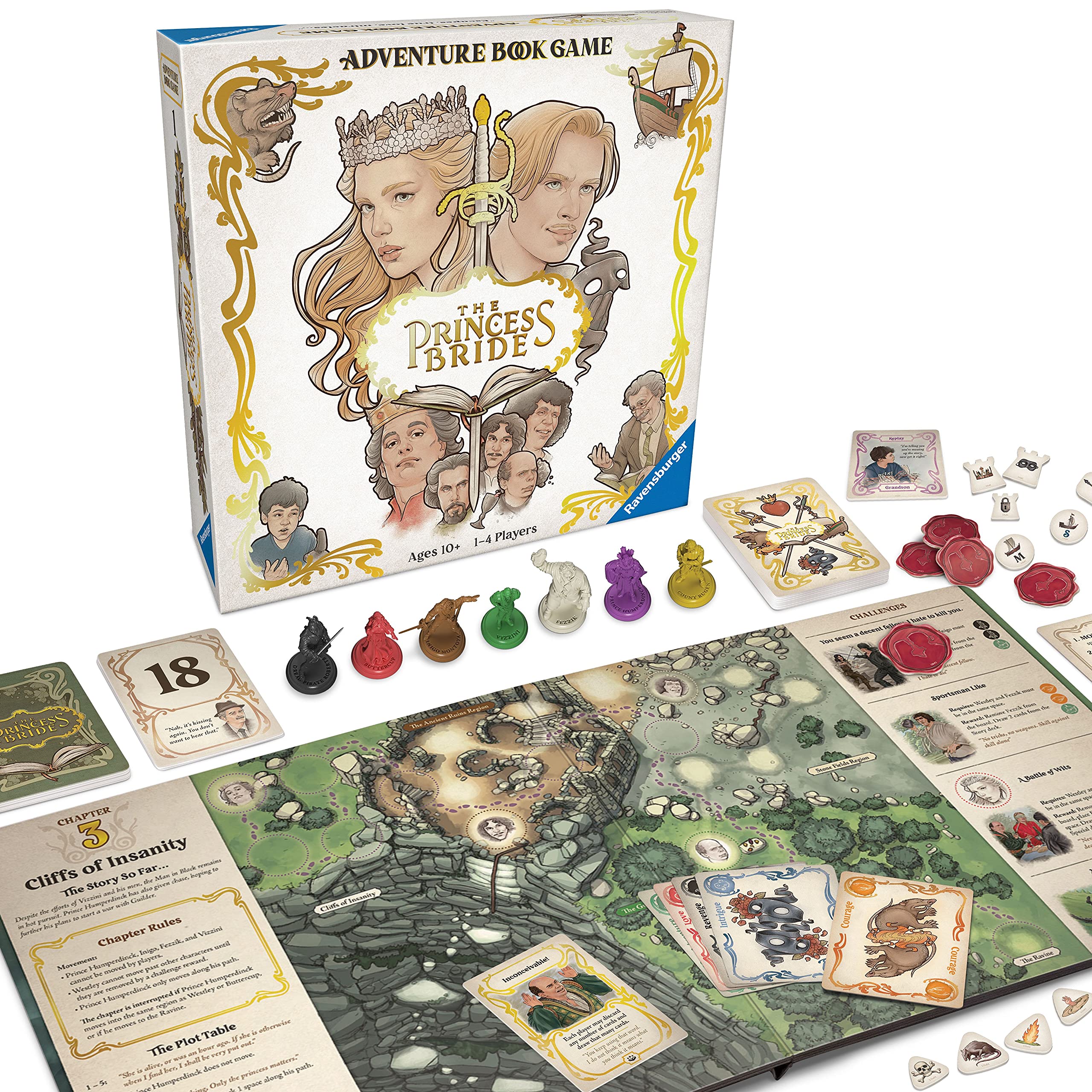 Ravensburger Princess Bride Adventure Book Game for Ages 10 & Up – Play Through The Movie Together