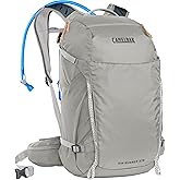 CamelBak Women's Rim Runner X28 Hiking Hydration Backpack with 2L Reservoir Bladder, Misty Grey