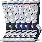 Merino Wool Ski Socks for Kids & Adults,Cold Weather for Ski,winter,Warm Over-The-Calf Socks, Winter activities.