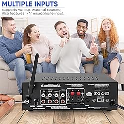 Pyle Home Bluetooth Audio Power Amplifier 2X120
