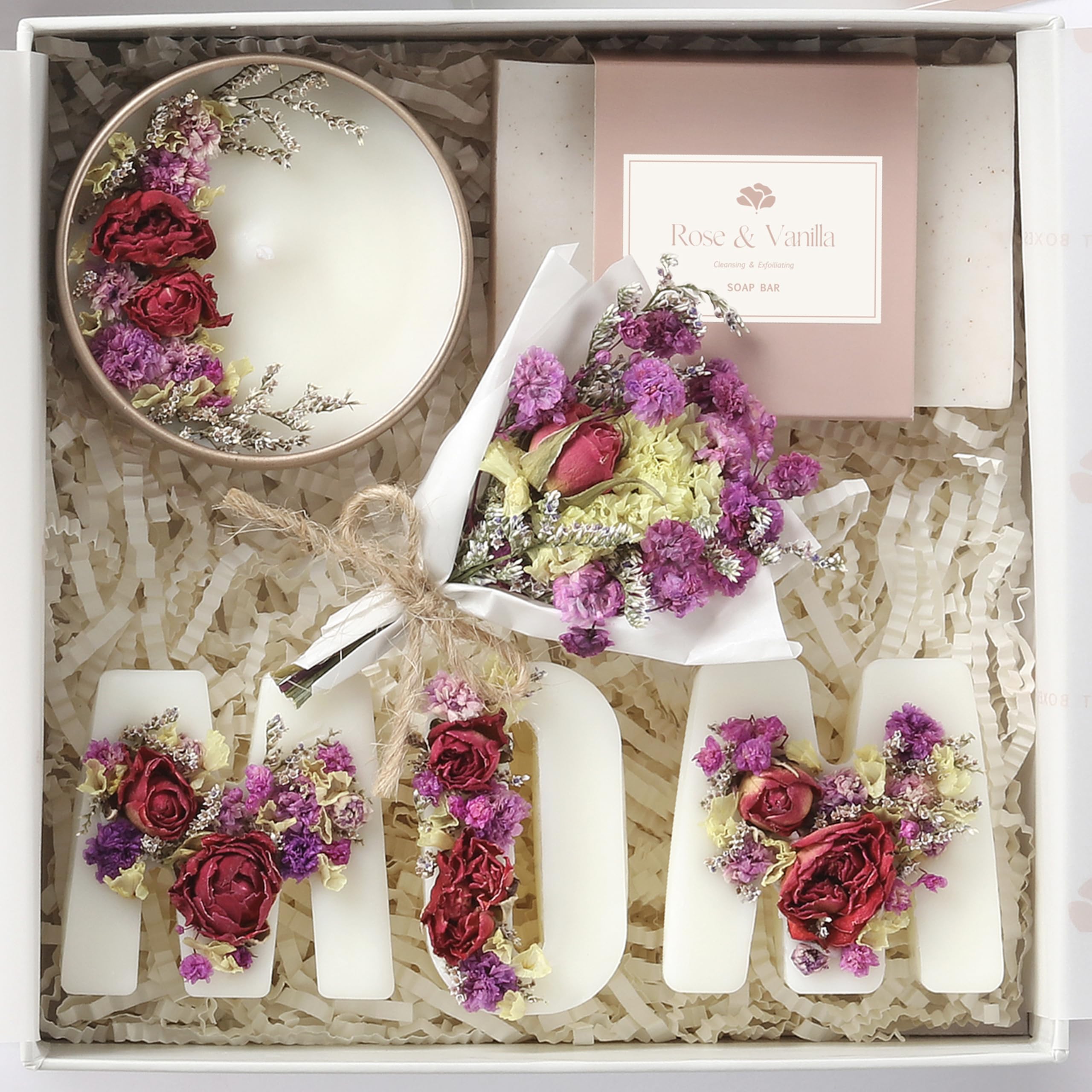 Gift Basket for Mom – Birthday, Christmas & Mothers Day Present – Mom Gift Box & Relaxing Spa Self Care Set