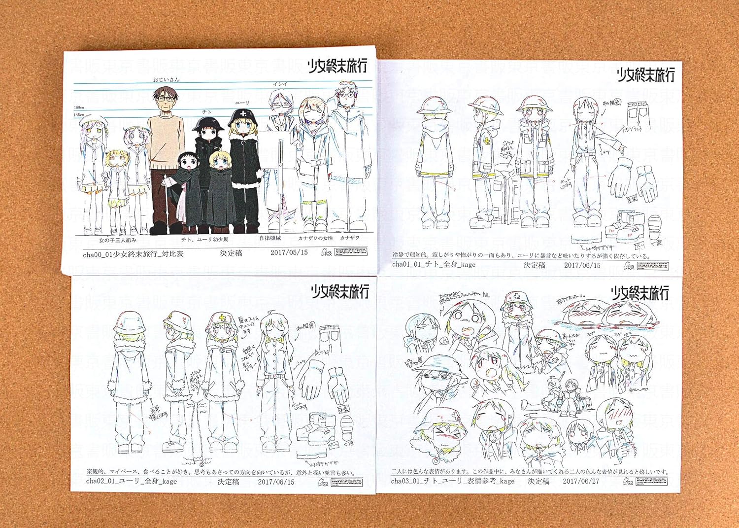 Amazon 少女終末旅行 設定資料 制作資料 74枚 東京書販 アニメ 萌えグッズ 通販