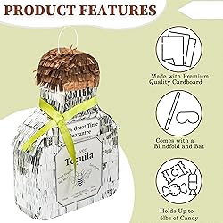 Birchio Tequila Pinata Bundle with a Blindfold and