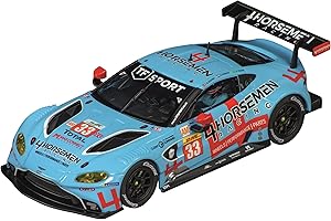 Carrera 27743 Aston Martin Vantage GTE TF Sport 4 Horsemen Racing No. 33 1:32 Scale Analog Slot Car Racing Vehicle Evolution Slot Car Race Tracks