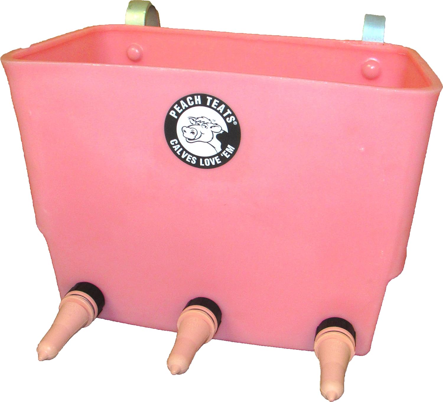 Amazon Com Peach Teats Pt Nipple 3 Teat Calf Feeder Pink