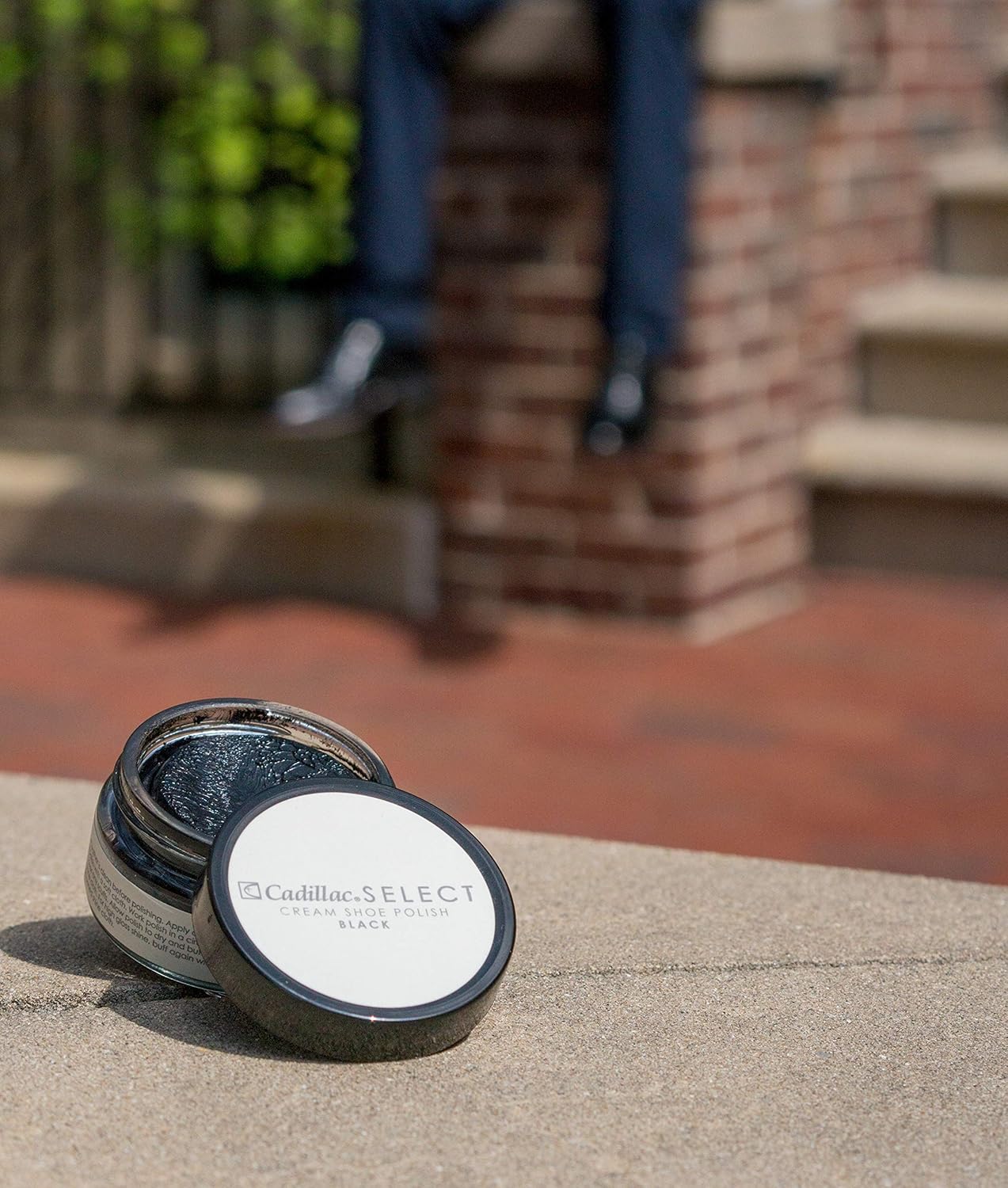Cadillac Select Premium Cream Shoe Polish - Black: Shoes