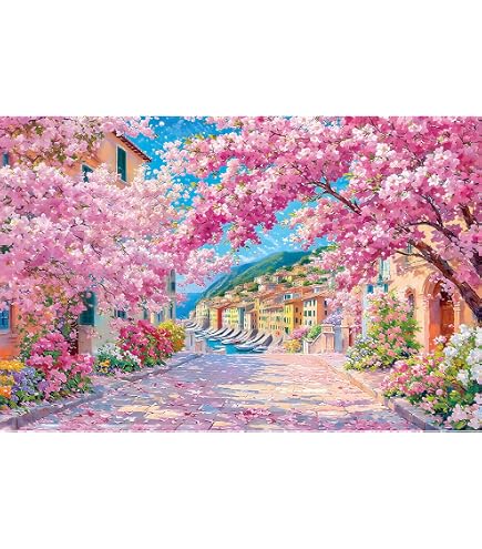Amazon.com: Cherry Blossom Bliss Tokyo, Japan Puzzle for Adults