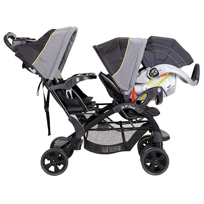 baby trend double stroller pistachio