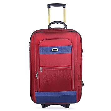 STALIN Travel 40 Liter Red Color 20 Inch Polyester Suitcase Trolley