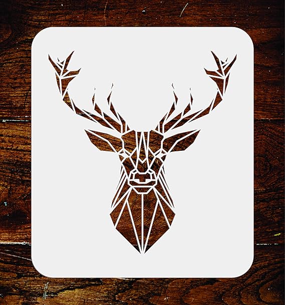 Amazon.de: Elch Schablone – wiederverwendbare geometrische Deko