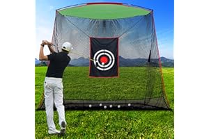 OKAYES Golf Net for Backyard Driving, Heavy Duty Golf Hitting Net, Large Outdoor Golf Practice Net for Backyard, Indoor Golf Driving Net, Home Golf Training Net Target, Collapsible Golf Net 10x8FT