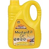 Rani Mustard Oil (Kachi Ghani) 67.6 Ounce (2 Liter) NON-GMO | Gluten Free | Vegan | 100% Natural | Kosher