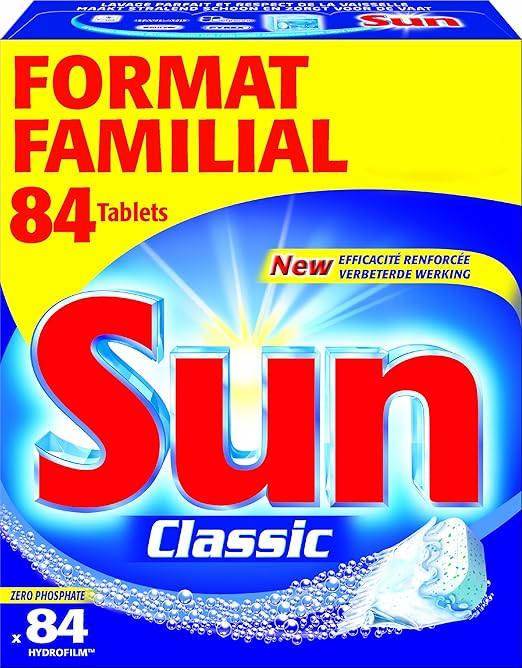 Sun Tablettes Lave-Vaisselle Classic 84 Pastilles: Amazon.fr: HygiÚne ...
