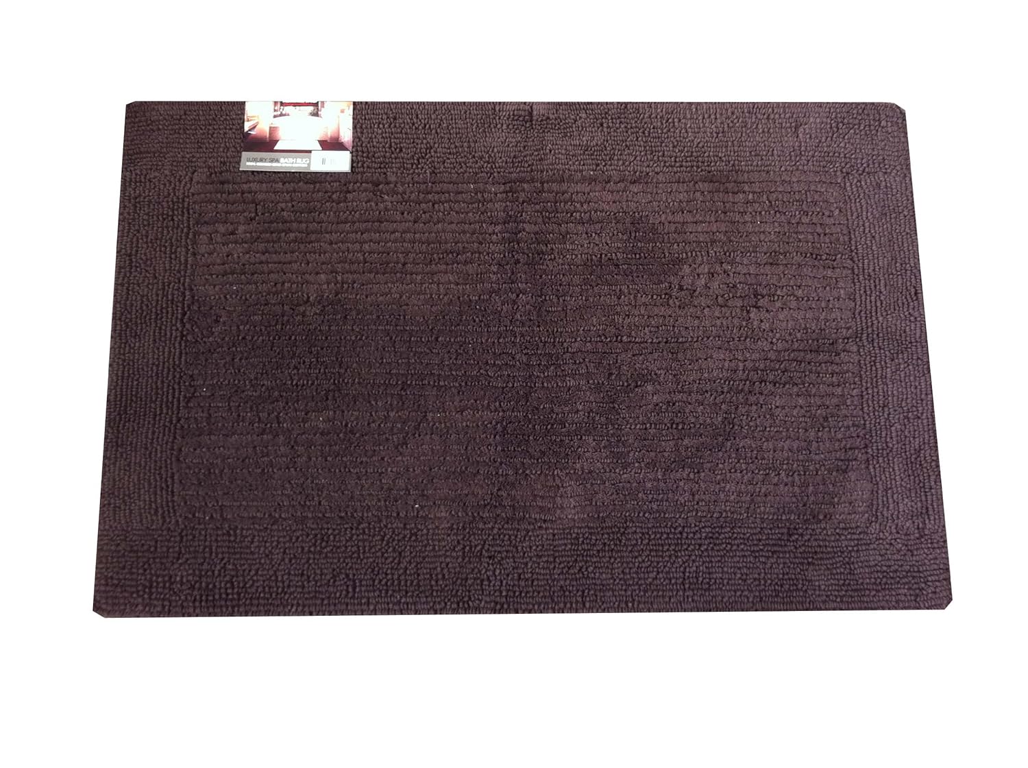 Kirkland Signature Luxury Spa Cotton Bath Rug (Espresso / 24 in x 36 in