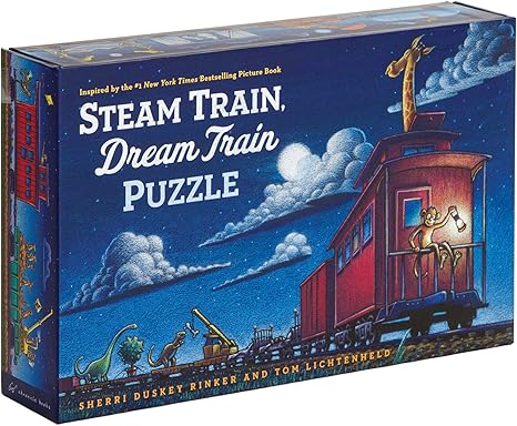 animal puzzle train