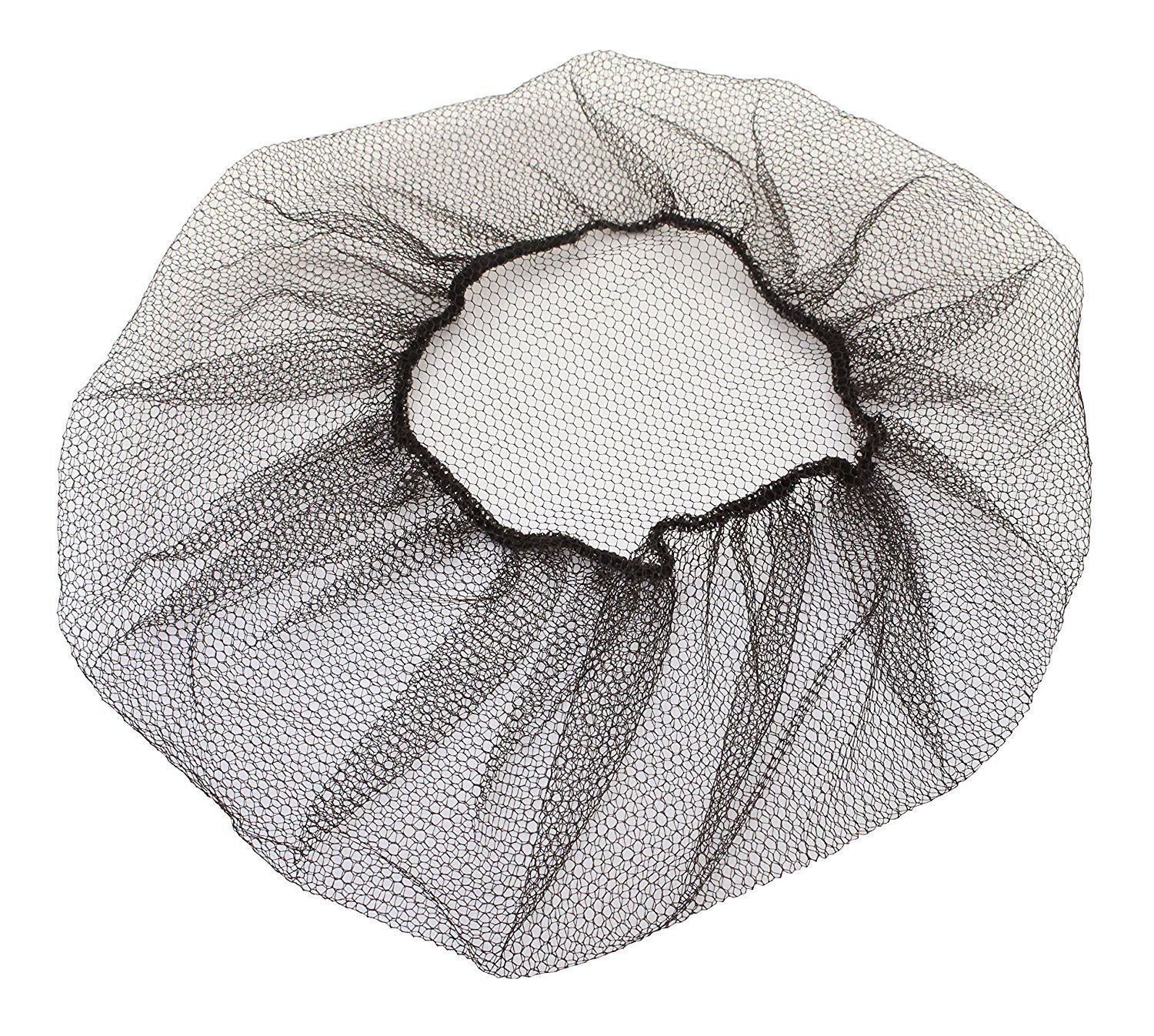 100pc 21" Disposable Breathable Mesh Nylon Hair Net Set For Lab