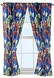 Jay Franco Kids Window Drapes - 4 Piece Curtain Set