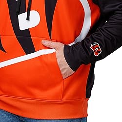 FOCO Cincinnati Bengals NFL Mens Bold Logo Hoodie
