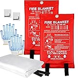 MDH Fire Blanket 40x40 inches Fiberglass w/Gloves
