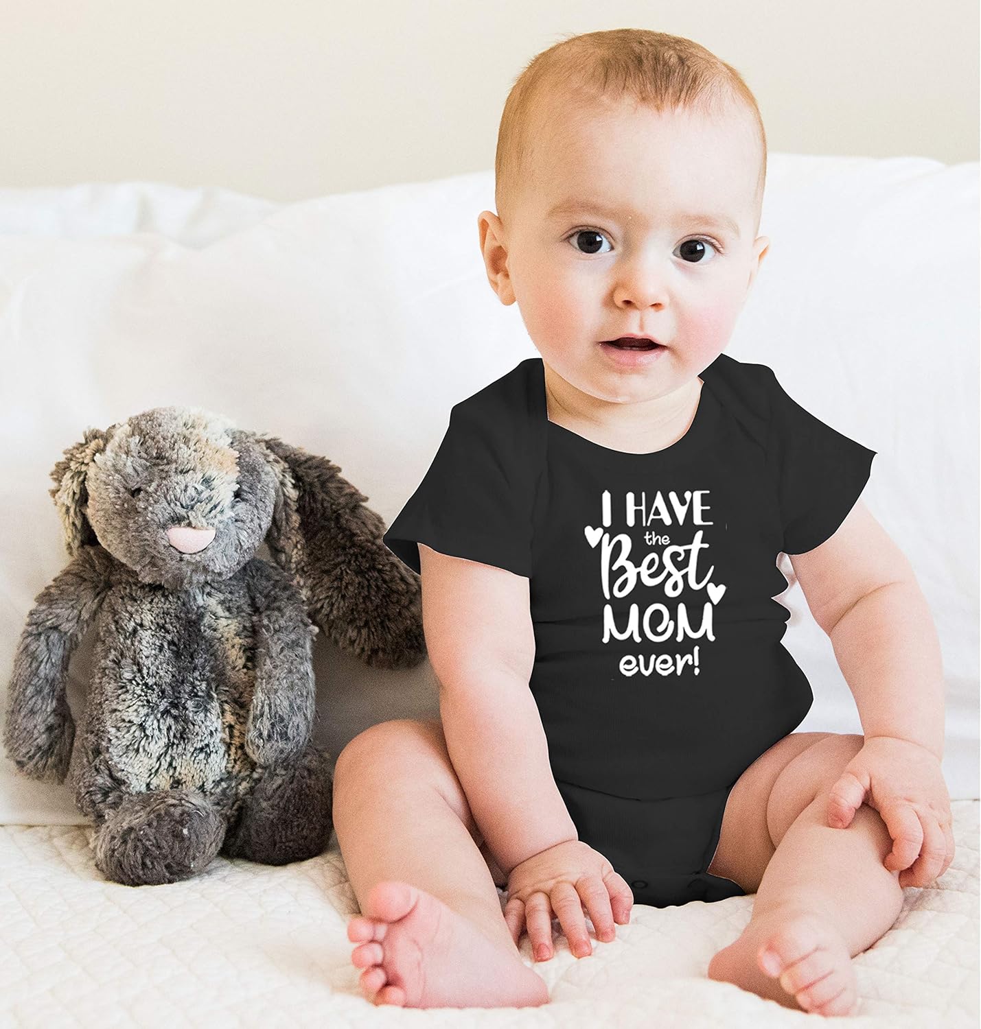 Witty Fashions I Have The Best Mom Ever Cute Mothers Day Infant Baby Bodysuit