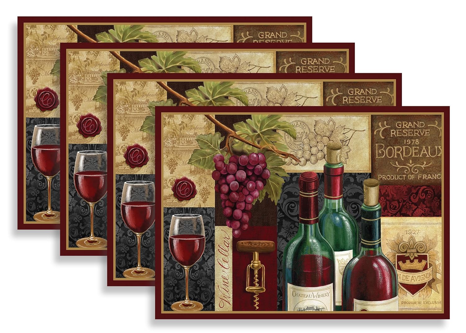Best elegant placemats for dining table clear