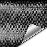 V2 Hex Carbon Black Vinyl Car Wrap (3ft x 5ft)
