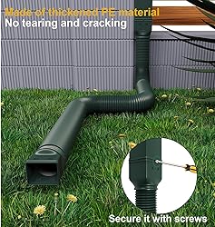 Ogutter Rain Gutter Downspout Extensions, Downspout