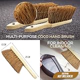 Newman and Cole Natural Wooden Hand Brush Pack Two Coco Soft Bristles view 6