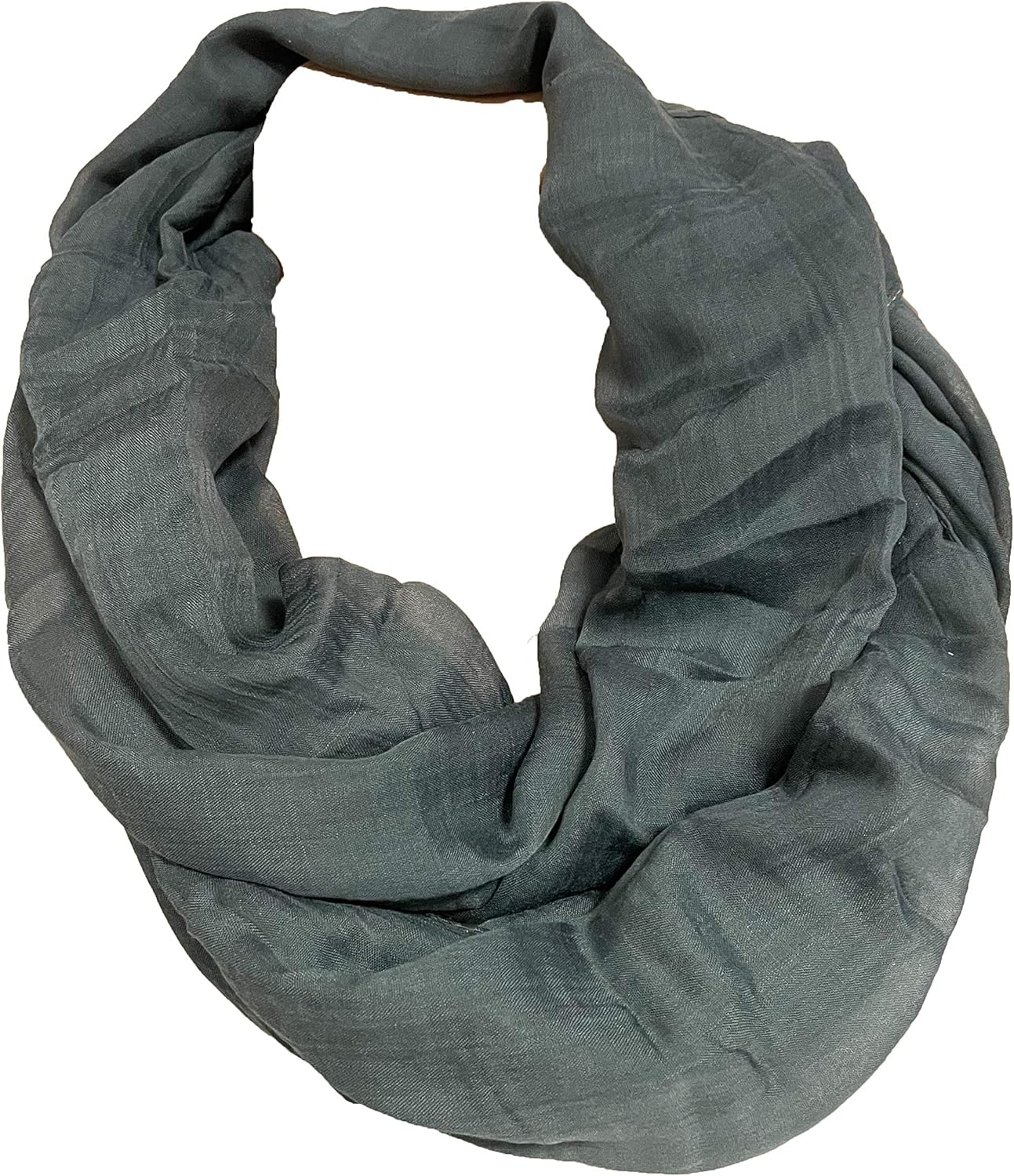 Leichter Damen Loop Schal, Rundschal Mit Blumen, Rot, Rosa, Lila, Weiß, Grün, Creme