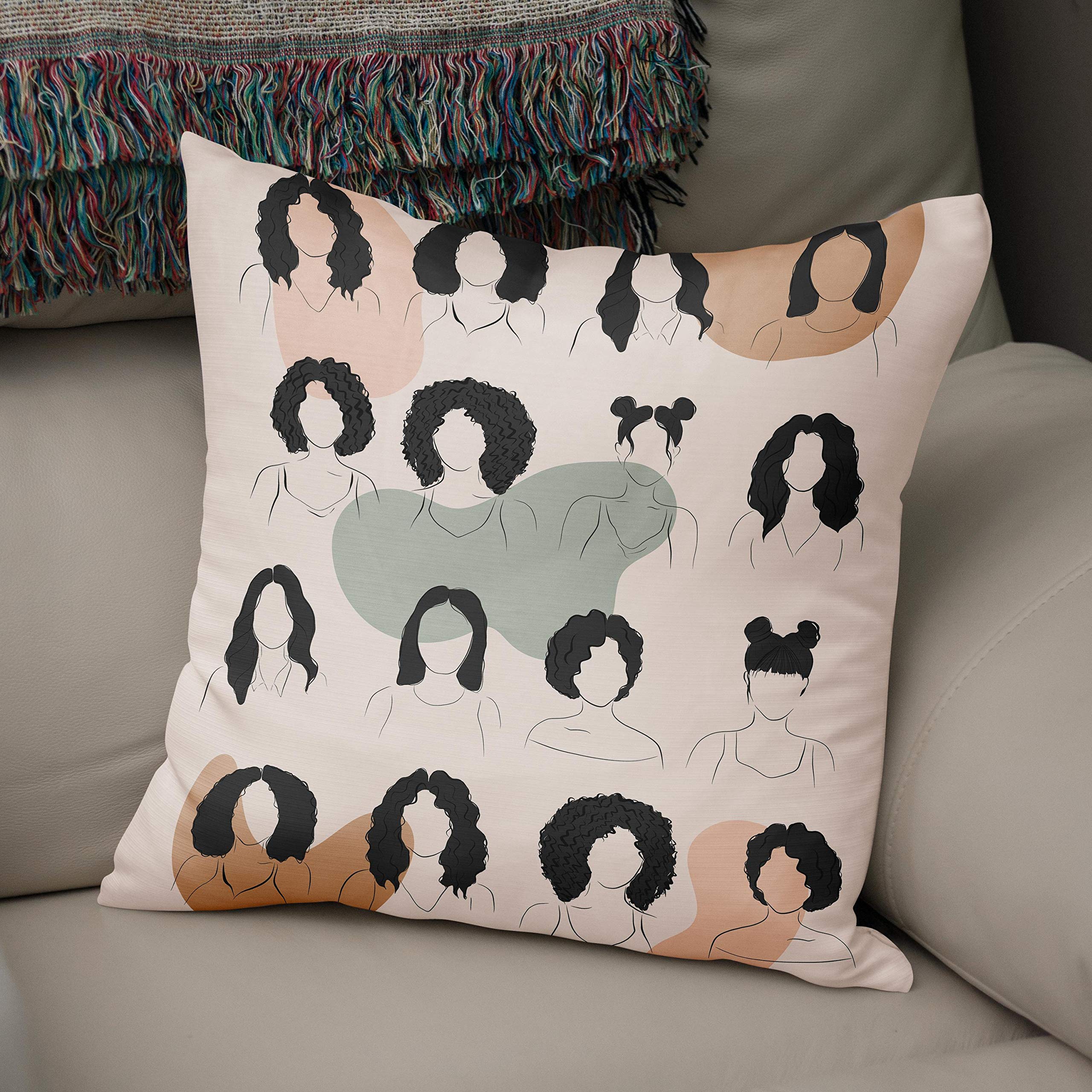 Bonamaison Decorative Cushion Cover, Cotton, Multicolor, 43 x 43 cm