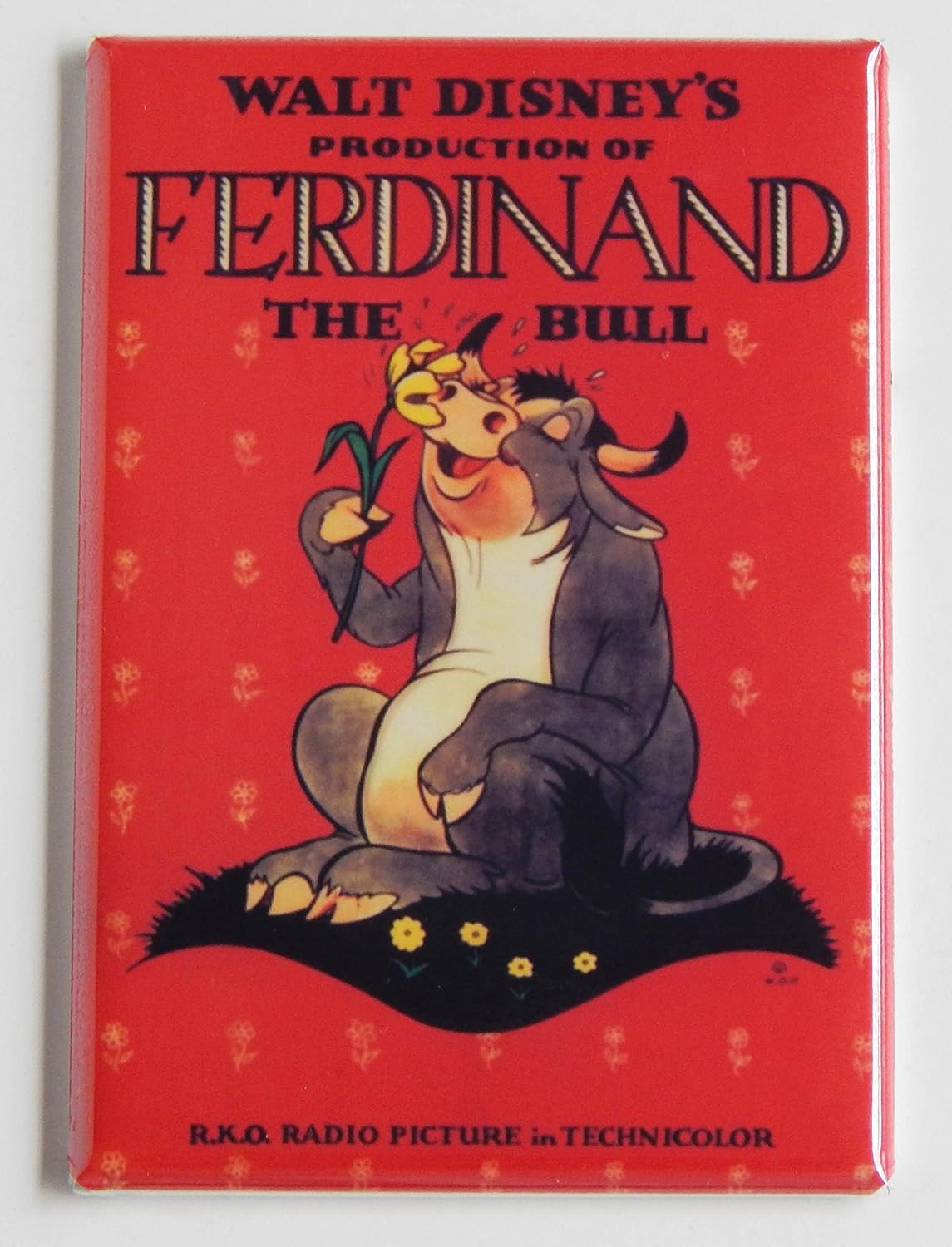 Ferdinand the Bull Movie Poster Fridge Magnet (2 x 3 inches)