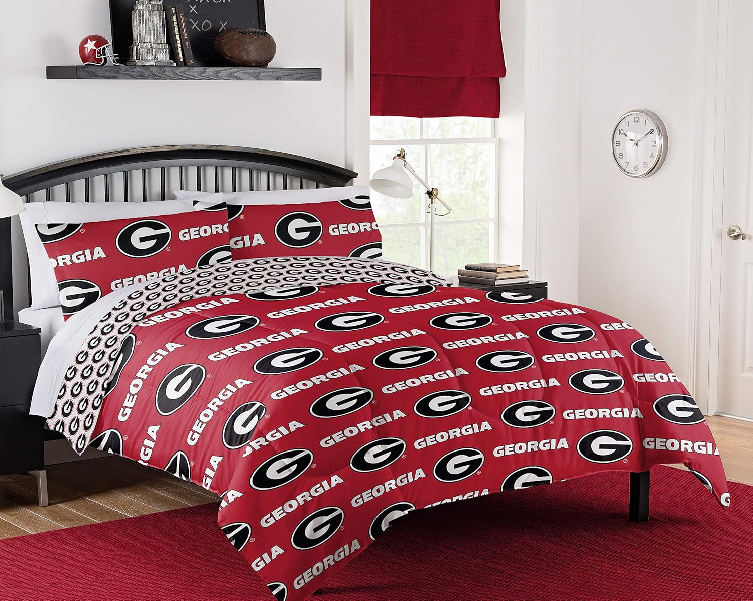 Northwest NCAA Georgia Bulldogs Queen Bed in Bag Set #713848823