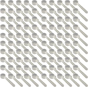 1 Tablespoon (1/2 Oz. | 14.7 mL | 1/16 Cup) Long Handle Measuring Scoops for Coffee, Protein Powder and other Dry Goods | Food Grade | BPA & Phthalate Free (100)