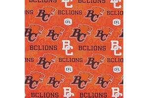 Mook Fabrics CFL BC Lions [43in. Wide] – 100% Cotton Material for Quilting, Home Decor Accents | Arts, Crafts & Sewing, 1199L