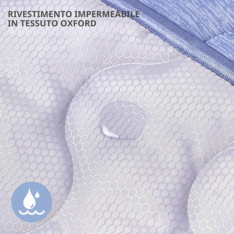 tappetino rinfrescante per cani, tappetino raffreddante a doppio lato per animali domestici, 70 x 48 cm, fibra di raffreddamento Arc-Chill & Q-MAX > 0,45, per divano e auto, coperta estiva