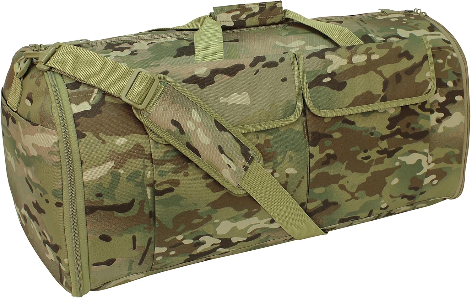 hybrid garment duffel bag