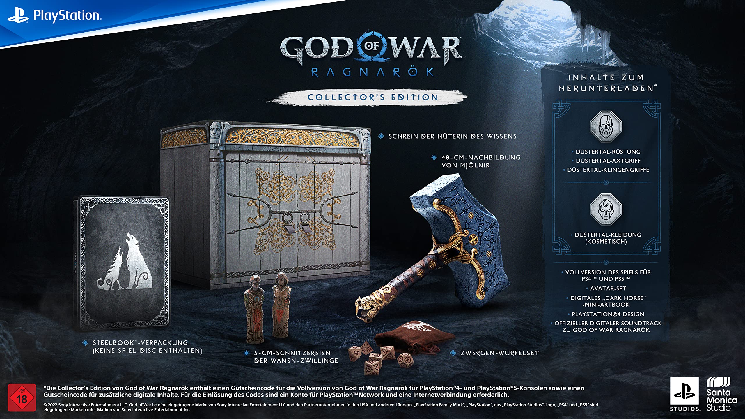God of War Ragnarök Collector´s Edition PS4 und PS5 100% Uncut 3
