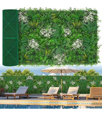 Amazon.com : Grooy Boxwood Roll Panels, Grass Wall 40