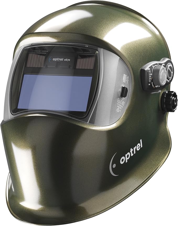 Optrel 1006.210 e670 Welding Helmet, Cosmic Green Mig