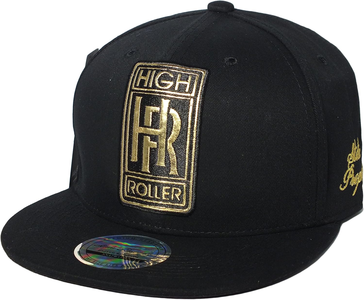 New Arrival Black HIGH ROLLER Snapback Baseball Cap Rolls Royce Era Hip
