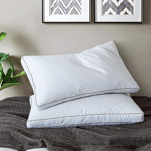 Amazon Com Yalamila White Bed Pillows For Sleeping With 100