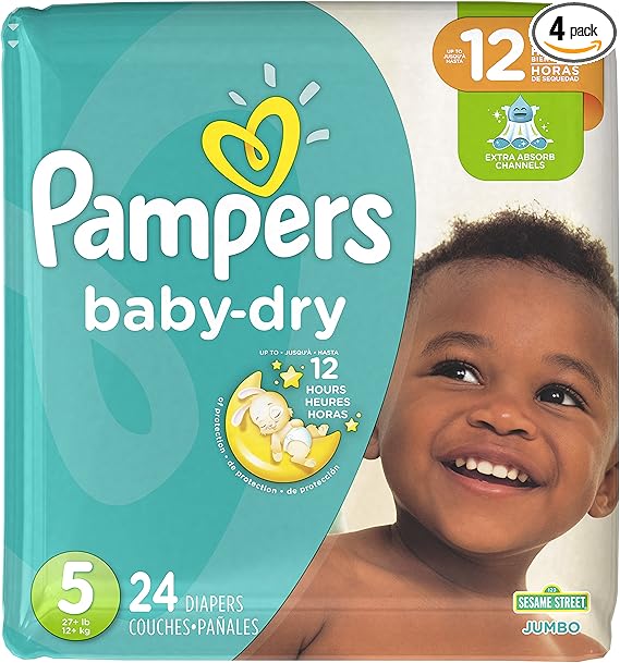 target pampers baby dry size 5
