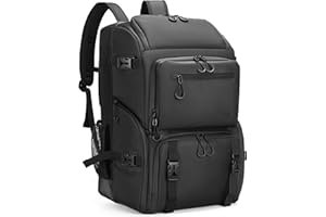 Rabjen DJ Backpack for Club Gigs, DJ Mixer Case Compatible with Pioneer DJ DDJ-REV1, DJ Controller, Novation Launchkey 37 Key